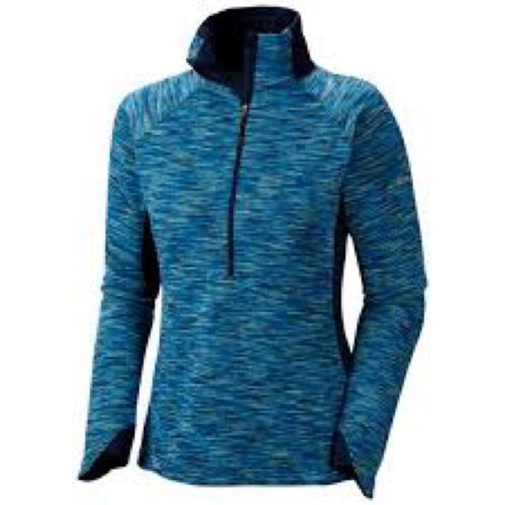 Columbia Optic 1/2 Zip Teal‎ Green Pull Over Sweatshirt